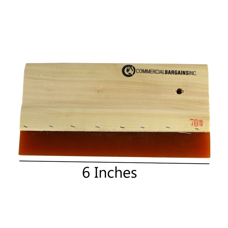 6inch 15cm Silk Screen Printing Squeegee Single Durometer Ink Scraper