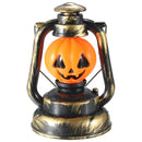 Halloween Pumpkin Skull Witch Lantern Lamp With Light Laughter