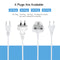 40W Smart 8-Port USB Adapter Desktop Phone Charging LCD Display Fast Charger