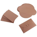 50 x Kraft Blank Invitations with Envelopes Invitation Card Rustic Greeting