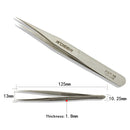 6pcs R'DEER RST10-15 High-Precision Stainless Steel Pointed Tweezers Electronics Tweezers Set