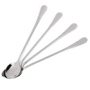 Set of 4 Super Long Stainless Steel Coffee Spoons