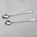 Set of 4 Super Long Stainless Steel Coffee Spoons
