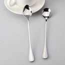 Set of 4 Super Long Stainless Steel Coffee Spoons