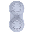 Microwave Egg Poacher Cookware Double Cup Dual Cave High Capacity Design Eg