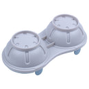 Microwave Egg Poacher Cookware Double Cup Dual Cave High Capacity Design Eg