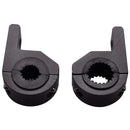 2pcs Roof Bars LED Light Bracket Roll Bar Clamps Tube Clamp for Roll Cage B