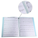 A4 Display Book Folder,Paper Storage Folder Plastic 20 Pockets(Blue) B8B5