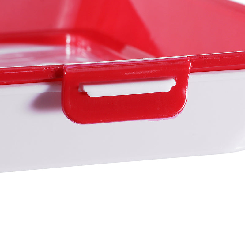 Creative Stackable Food Preservation Tray Reusable Vacuum Preservation Tray Cover w/ Elastic Lid for Vegetable Fruit w/ 2 Dish Towels