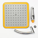 9 Inch Square Angle Bathroom Rainfall Pressurize Wall Mount Top Rainfall Shower Head