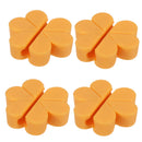 Bakeey 4PCS Clover Earphone USB Cable Cord Winder Wrap Desktop Cable Organizer Wire Management Holder