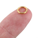 titanium metal Septum Clicker Nose Ring Hinge Segment Ear Helix Tragus Ring D1H1