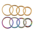 titanium metal Septum Clicker Nose Ring Hinge Segment Ear Helix Tragus Ring D1H1