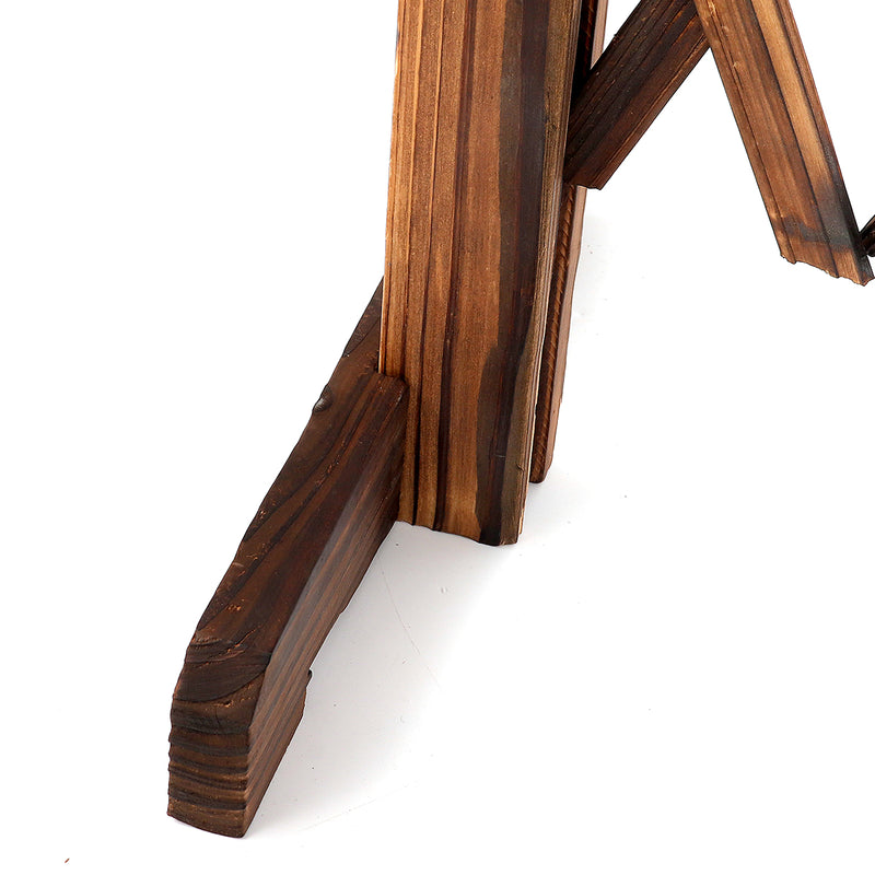 Decorations Expanding Portable Fence Wooden Screen Gate Pet Dog Patio Garden Lawn Barrier ~