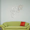 24PCS Circle 3D DIY Home Decor TV Wall Sticker Decoration Mirror Wall Stickers