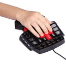 Delux T9 Gaming Keyboard 47 Keys One-hand Wired USB Keypad Double space Bar