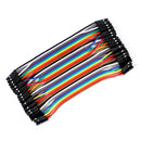 3X 40pcs 10cm Male To Female Dupont Wire Jumper for Arduino Breadboard W2E2 X2A6