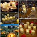 Flameless Candles,Newest Remote Control LED Flickering Candles Battery Oper