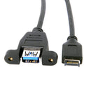 USB 3.1 Front Panel Header to USB 3.0 Type-A Female Extension Cable 50cm Pa