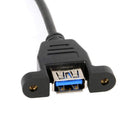 USB 3.1 Front Panel Header to USB 3.0 Type-A Female Extension Cable 50cm Pa