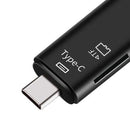 5-in-1 Multifunctional OTG Card Reader Micro-SD / SD Card / USB Reader Supp