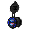 Quick Charge 3.0 USB Charger Socket IP66 Waterproof Dual USB Car Power Outl