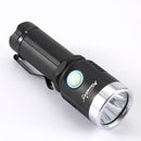 AloneFire X901 2 1000Lumens 6Modes 4 Color Light USB Rechargeable LED Flashlight