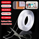 1/2/3/5M Transparent Double Sided Nano PU Gel Tape Anti-slip Fixed Adhesive 30mm