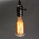 E27 Single Head Home Ceiling Pendant Lamp Light Bulb Holder Socket Hanging Fixture 1.2m