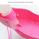 Portable Pet Travel Water Dispenser,Dog Feeding Water Bottle 17oz(Blue) N9J7