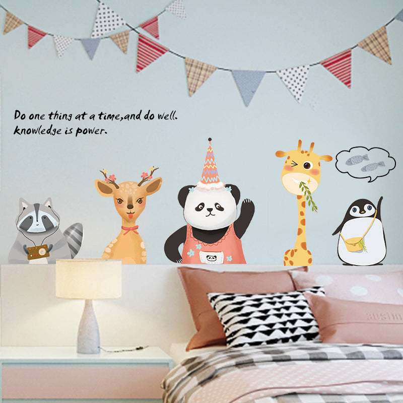 Miico XC9044 Animal Sticker Wall Sticker Children's Bedroom Wall Decoration Sticker DIY Stickers