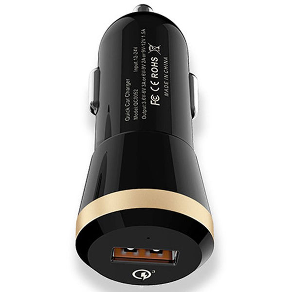 9V2A USB Car Charger 1 Port 18W Fast Car Charging Dedicated QC3.0 Chargers  H9A2