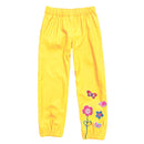 Kids Outdoor Rain Pants Waterproof Windproof Boys Girls Flower Pants For 2-9 Years