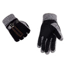 Men's Winter Leather GlovesThick Warm Fleece Windproof Gloves Cold Proof Th