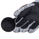 Men's Winter Leather GlovesThick Warm Fleece Windproof Gloves Cold Proof Th