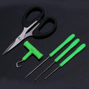 Baiting Needle & Drill Set 5 Piece Carp/Coarse Fishing Tackle Braid Scissor
