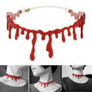Blood Necklace Scary Halloween Costume Props valentines day decorations