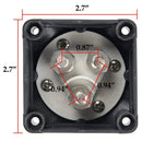 3 Position Disconnect Isolator Master Switch, 12-60V Battery Power Cut Off