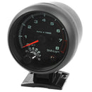 Universal 3.75 inch 12V White LED Backlit Tachometer Gauge with Red Shift L N3A6