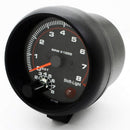 Universal 3.75 inch 12V White LED Backlit Tachometer Gauge with Red Shift L N3A6