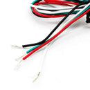 Universal 3.75 inch 12V White LED Backlit Tachometer Gauge with Red Shift L N3A6