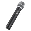 NASUM 48 Channel UHF Wireless Karaoke Microphone Handheld Mic with 6.35mm Plug Mini Receiver for home Conference Outdoor Party