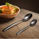 KCASA KC-FL200 Stainless Steel Black Gold Flatware Dinnerware Cutlery Fork Knife Spoon Tableware Set