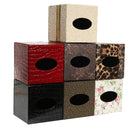 Durable PU Leather Tissue Box Case Cover  Paper Napkin Holder Home Office
