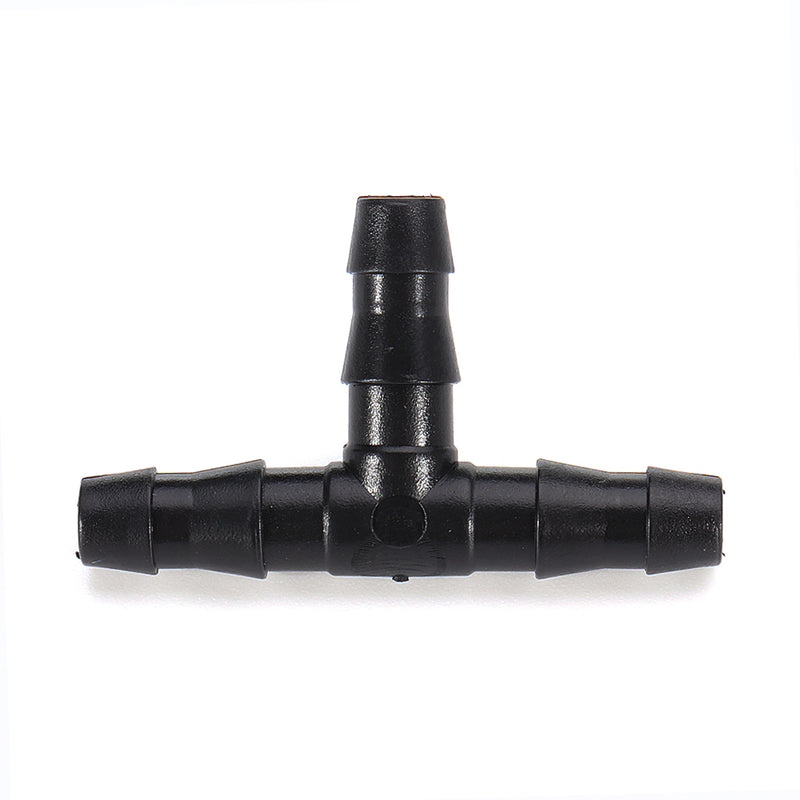 50pcs Sprinkler Irrigation 4/7mm Tee Pipe Barb Hose Fitting Joiner Garden Agricultural Drip System Tools