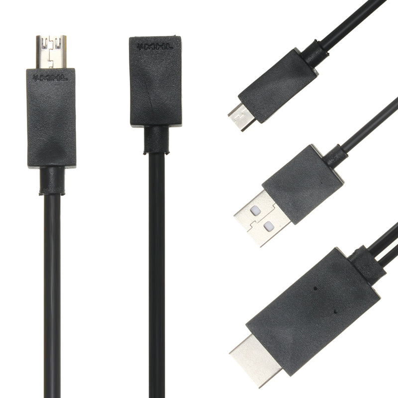 Micro USB 5-pin 11-pin MHL to High Definition Multimedia Interface 1080P Adapter Phone Video Cable