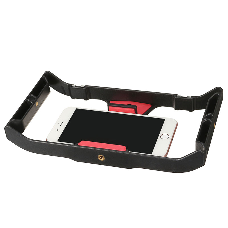 Video Camera Cage Anti-shake Protective Camera Handle Stabilizer for Cellphone