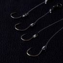 Ready Tied Chod Rigs - Carp Pop Up Stiff Rig Coarse Fishing Barbless Hook S Q7A5