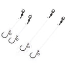 Ready Tied Chod Rigs - Carp Pop Up Stiff Rig Coarse Fishing Barbless Hook S Q7A5