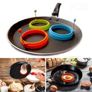 Nonstick Silicone Egg Ring Pancake Mold, Round Egg Rings Mold Pancake Mold